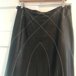 Leather Skirt
